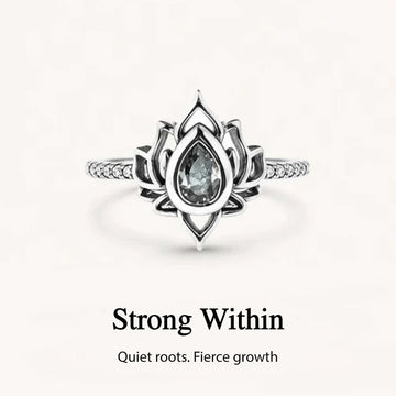 Strong As Fuck Lotus Ring