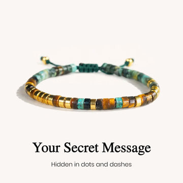 Custom Morse Code Bracelet