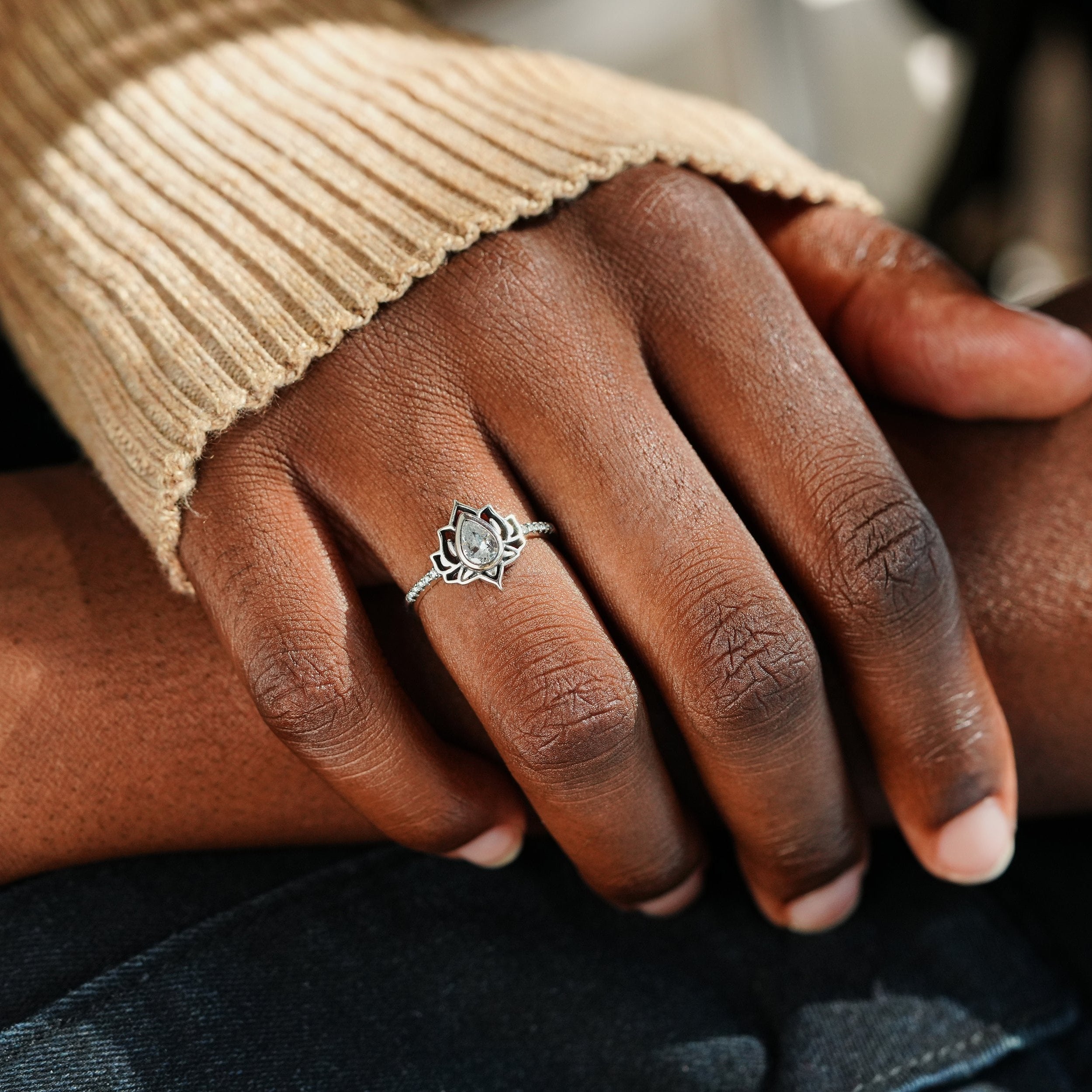 Fuck My Trauma Lotus Ring