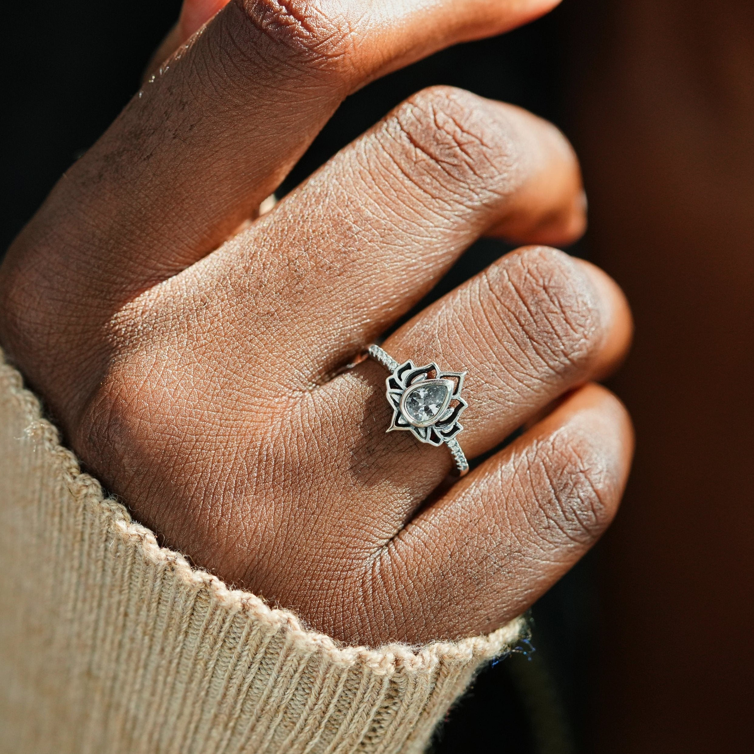 “Fuck it and begin again" Lotus Ring