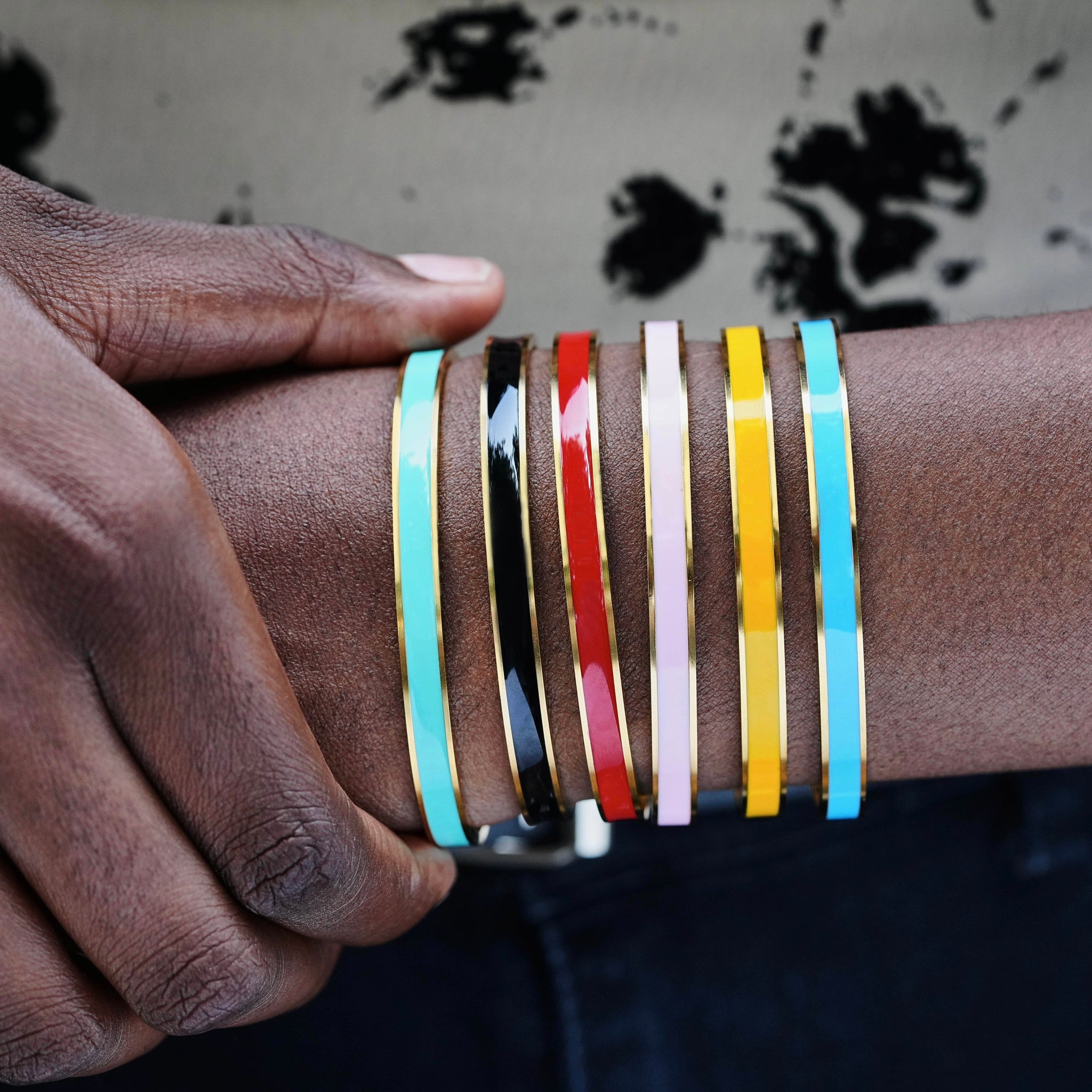 Strong As Fuck Self-Love Mantra Color Cuff Bracelet
