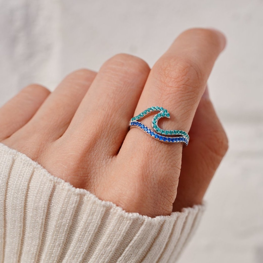 Best Biches Dual Waves Friendship Ring