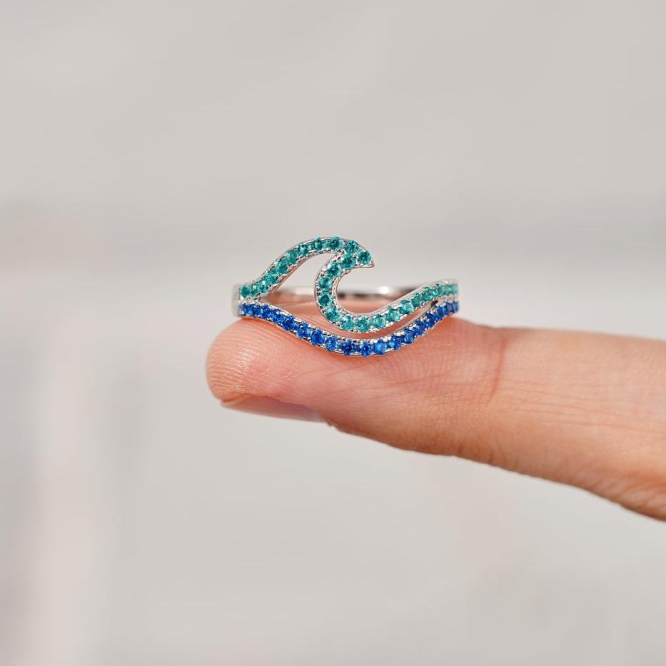Best Biches Dual Waves Friendship Ring