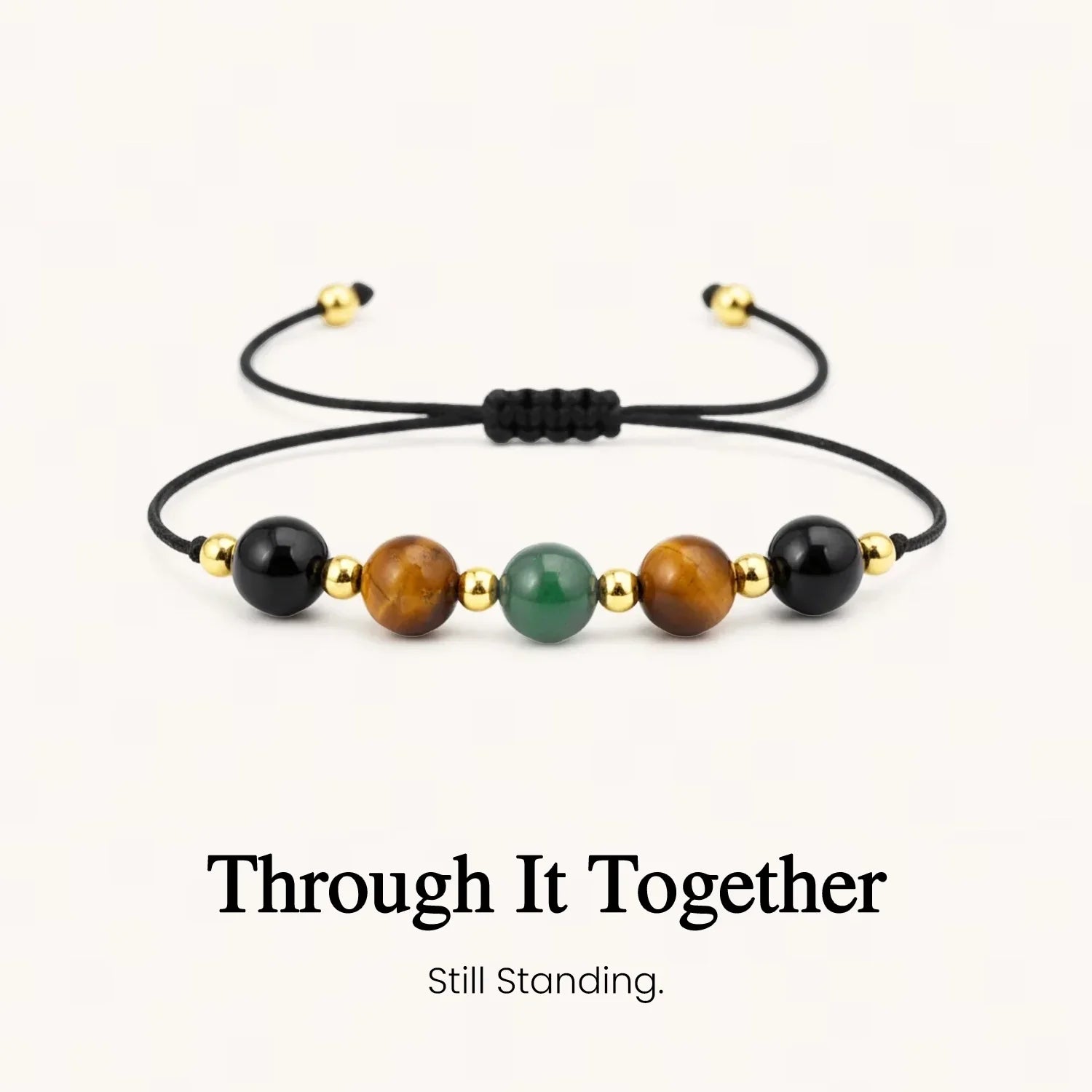 Girl Gang Courage and Strength Crystal Silver Bracelet