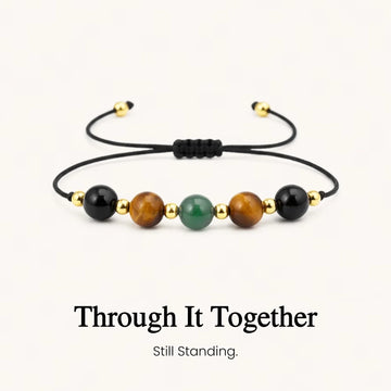 Girl Gang Courage and Strength Crystal Silver Bracelet