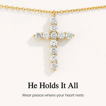 God's In Control Cross Necklace