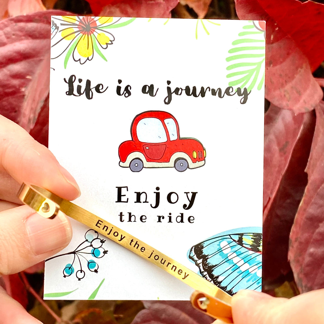 Clearance sale 13.99   Positive reminder inspirational heart bangle