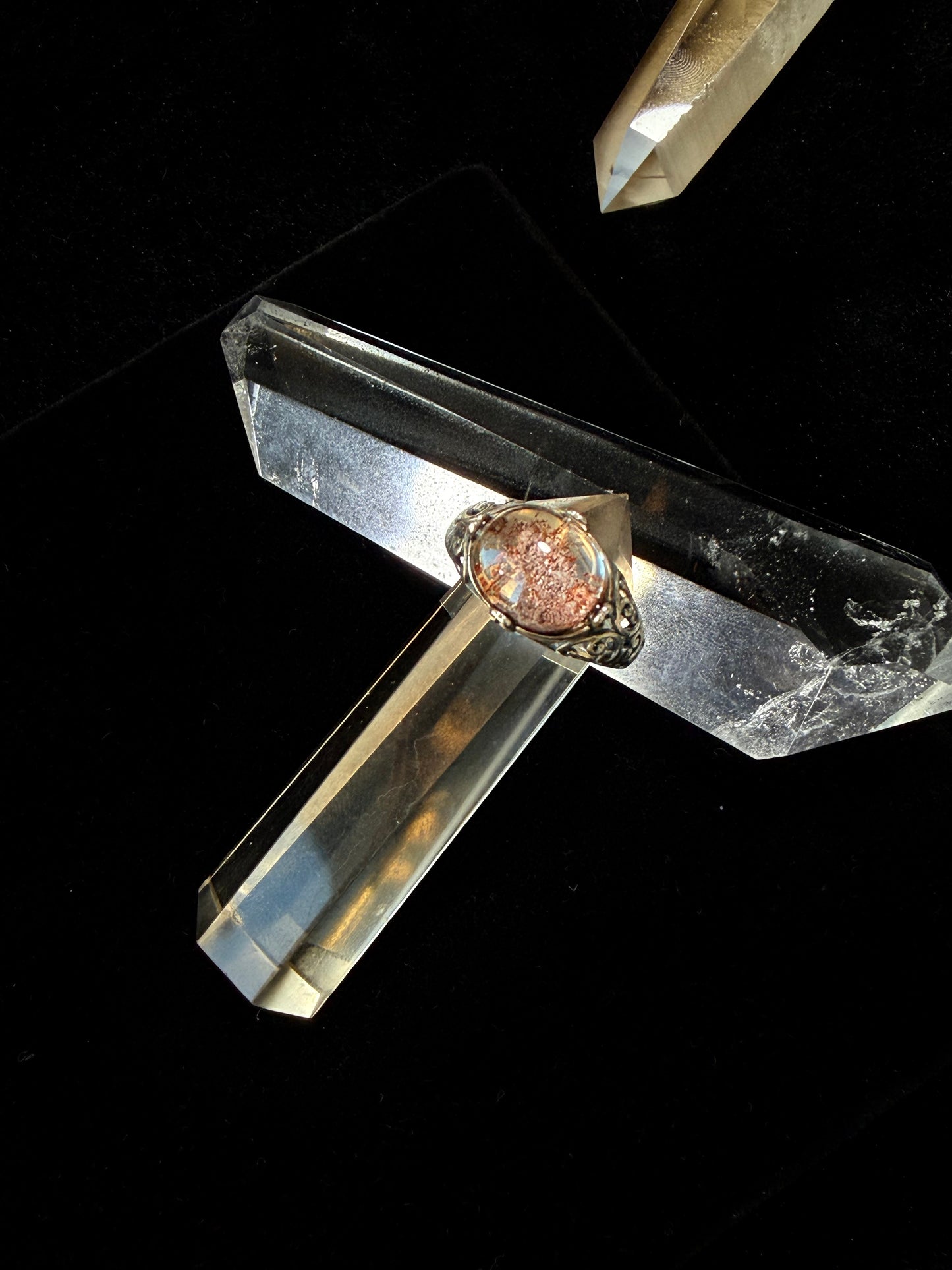 Mystical Spirit Phantom Ring – Ghost Stone in Sterling Silver