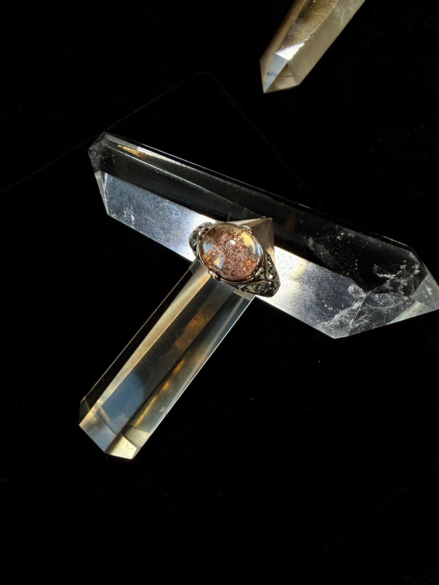 Mystical Spirit Phantom Ring – Ghost Stone in Sterling Silver
