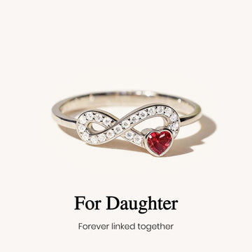 Love From Mom Infinity Heart Ring
