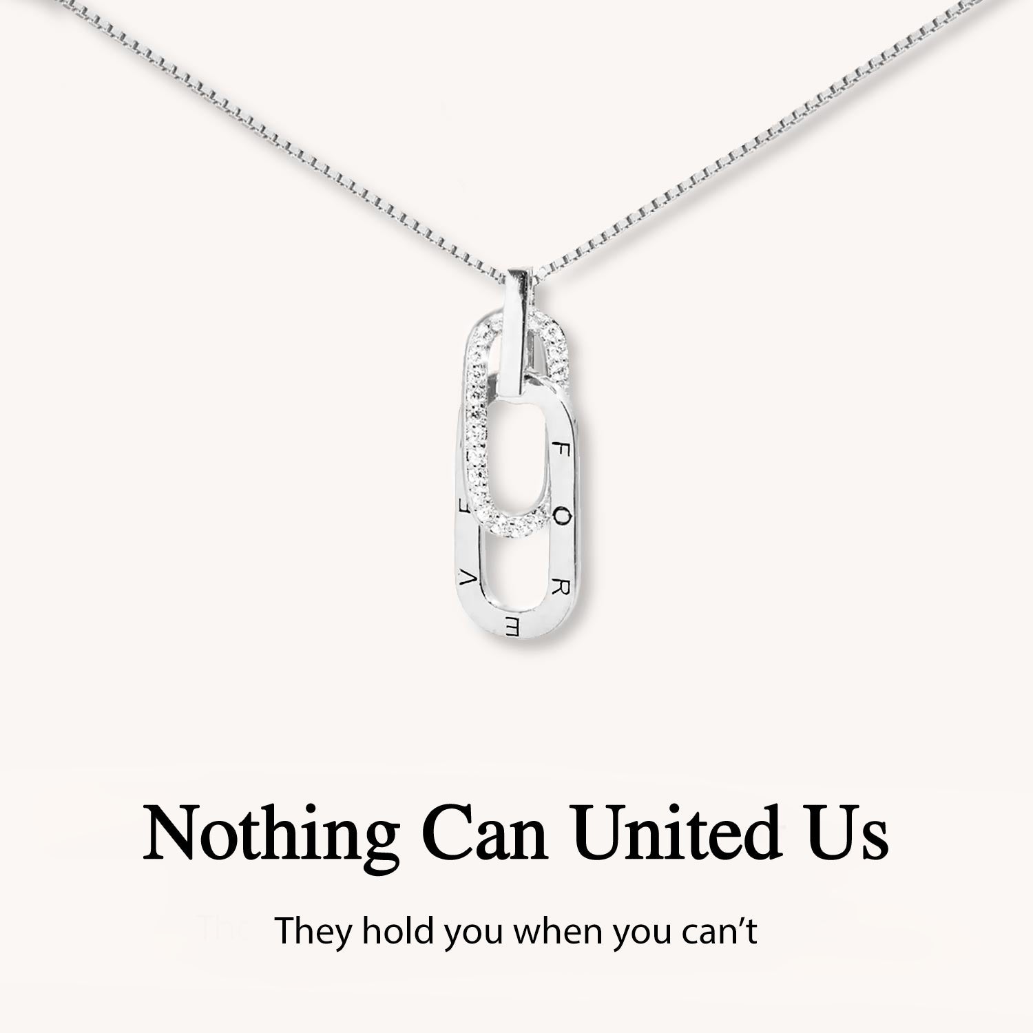 Mother & Daughter Forever Linked Together Beauty Necklace