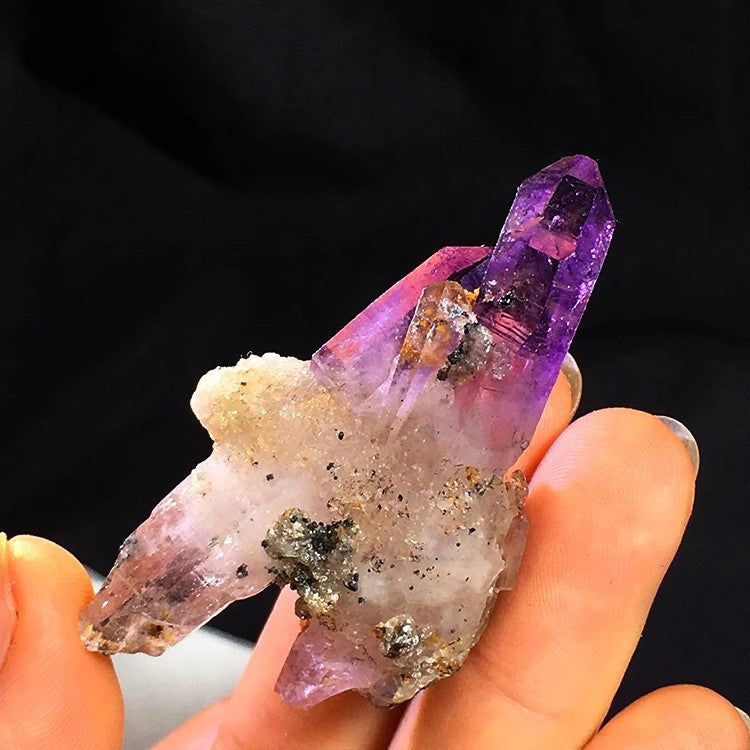 Natural Mexico Cruz Amethyst Ore Standard Amethyst Naked Stone High Frequency Seed Crystal Lemuria Meditation