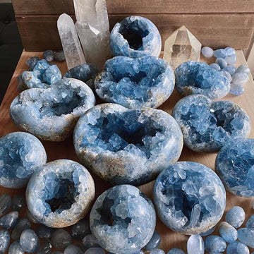 Natural Crystal Kyanite Crystal Cluster Block Azurite Raw Stone Mineral Specimen Home Decoration Ornaments Manufacturer Wholesale