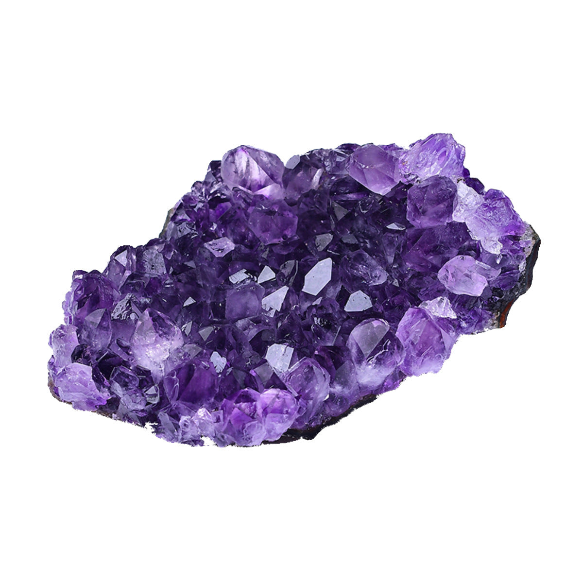 Natural Brazilian Amethyst Raw Ore Specimen Amethyst Block Amethyst Cave Crystal Cluster Ornament Raw Ore Specimen Wholesale