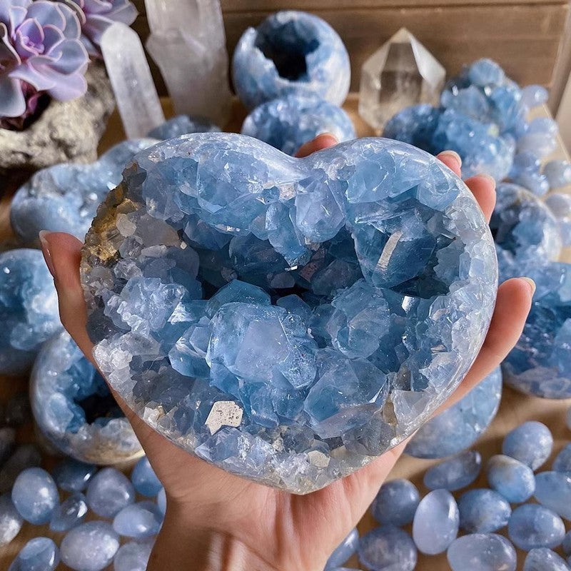Natural Crystal Kyanite Crystal Cluster Block Azurite Raw Stone Mineral Specimen Home Decoration Ornaments Manufacturer Wholesale