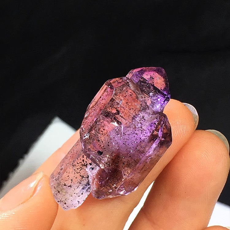 Natural Mexico Cruz Amethyst Ore Standard Amethyst Naked Stone High Frequency Seed Crystal Lemuria Meditation