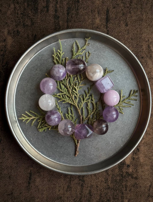Crown Chakra Amethyst Purple Crystal Wealth Quartz