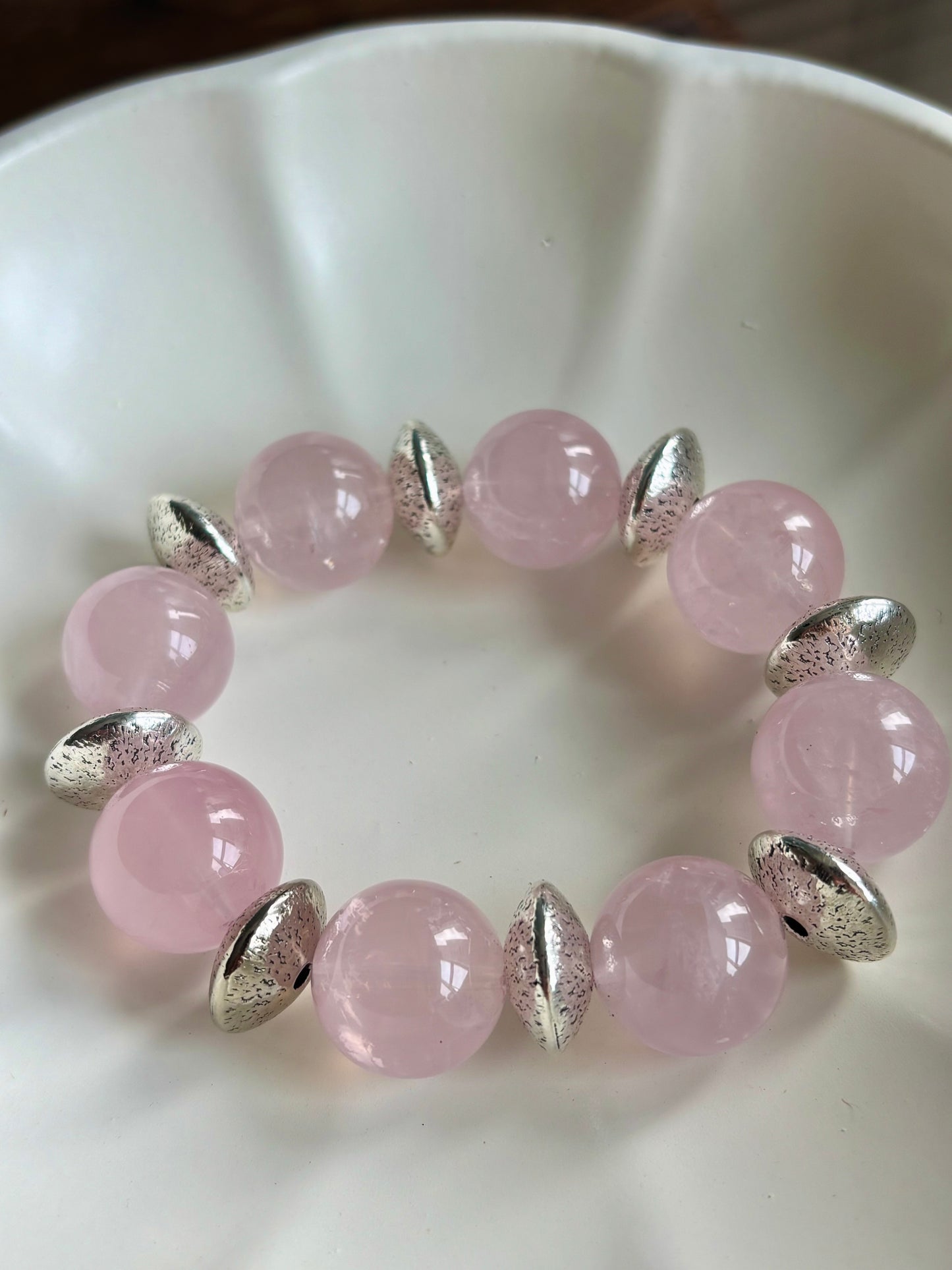 18.5mm beads Rose Quartz for healing gifts