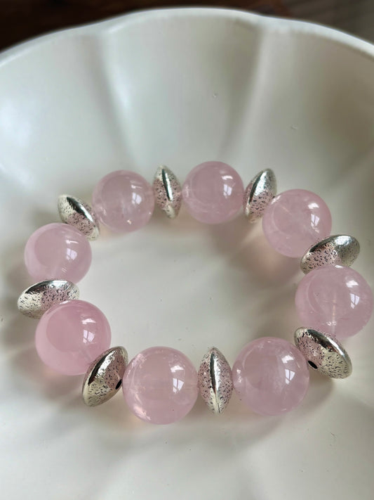 18.5mm beads Rose Quartz for healing gifts