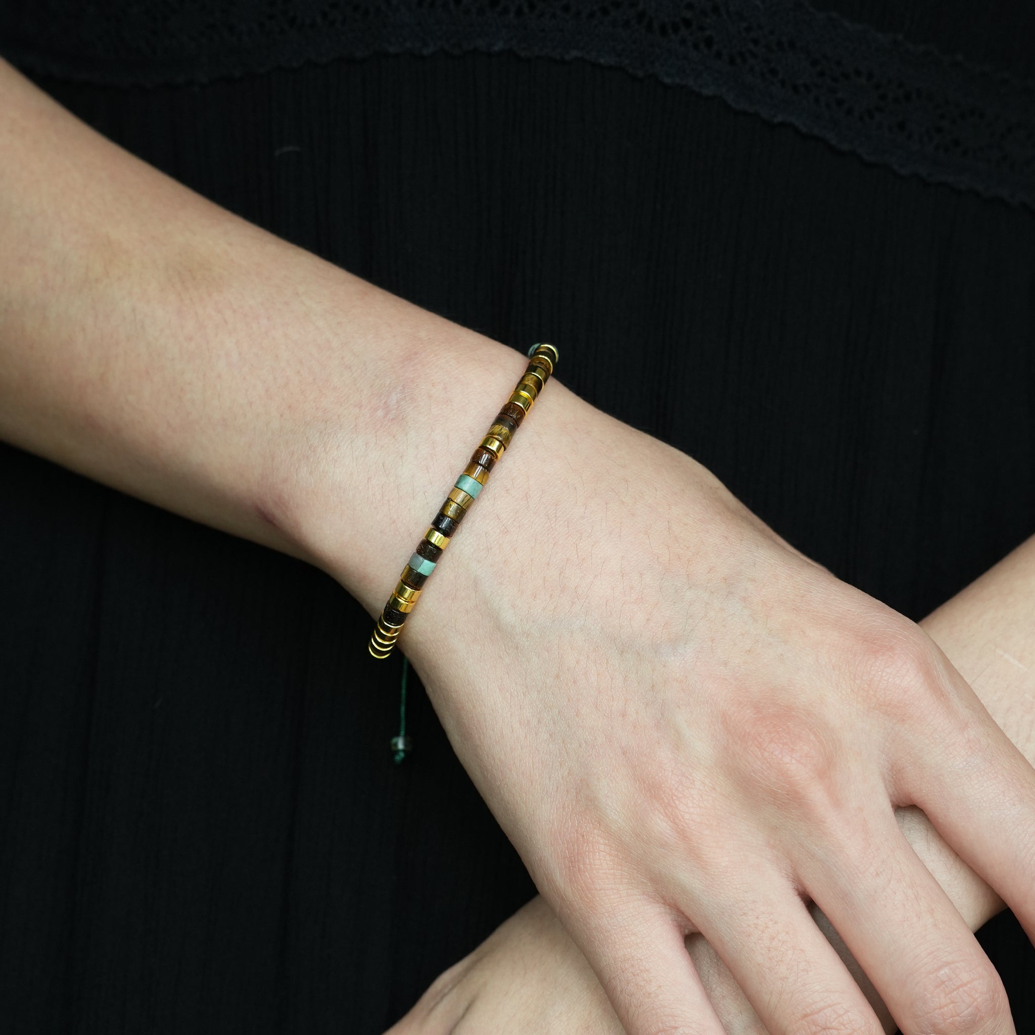 Life Mantra Morse Code Bracelet