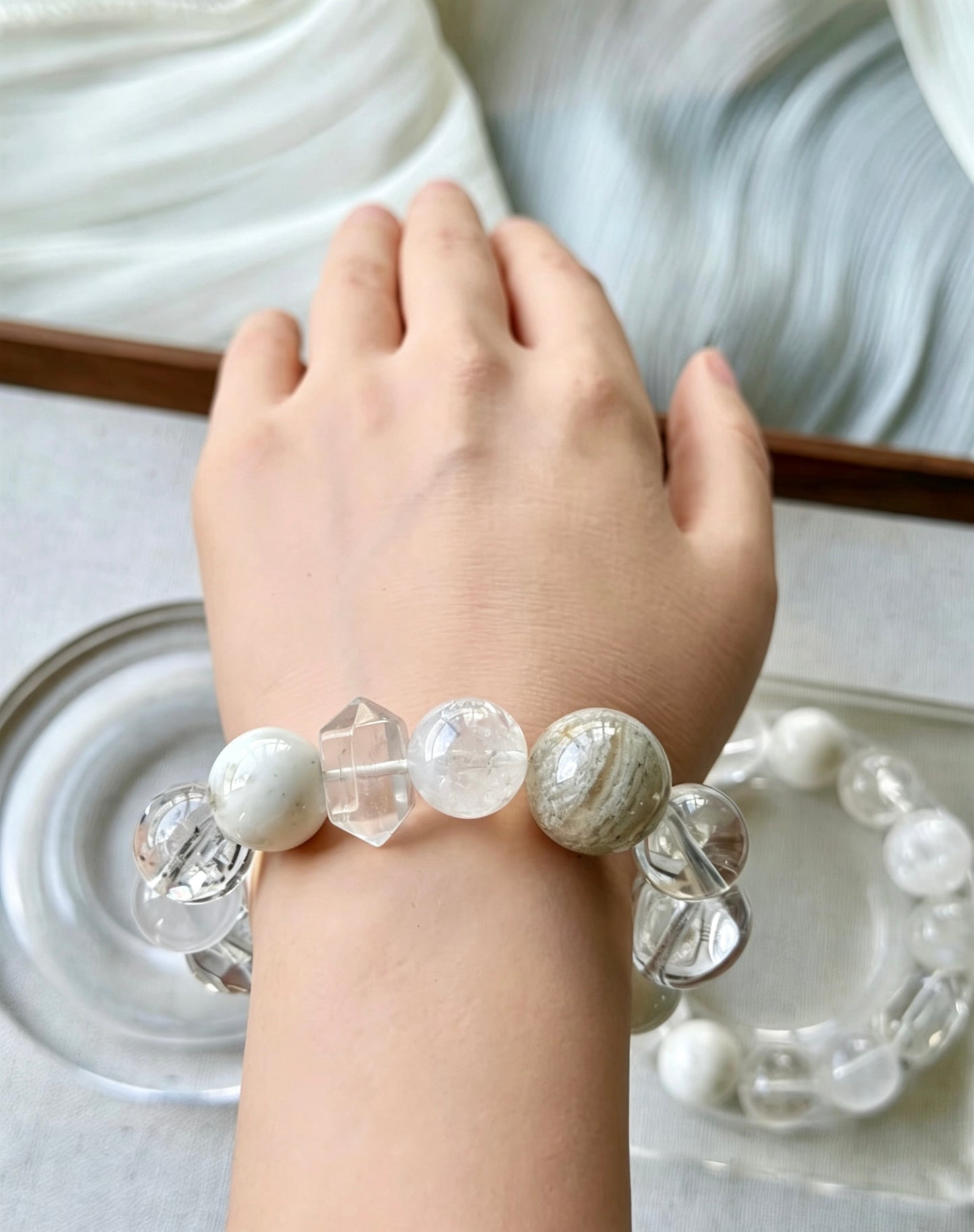 Clear Quartz White Crystal Crown Chakra Purity Energy