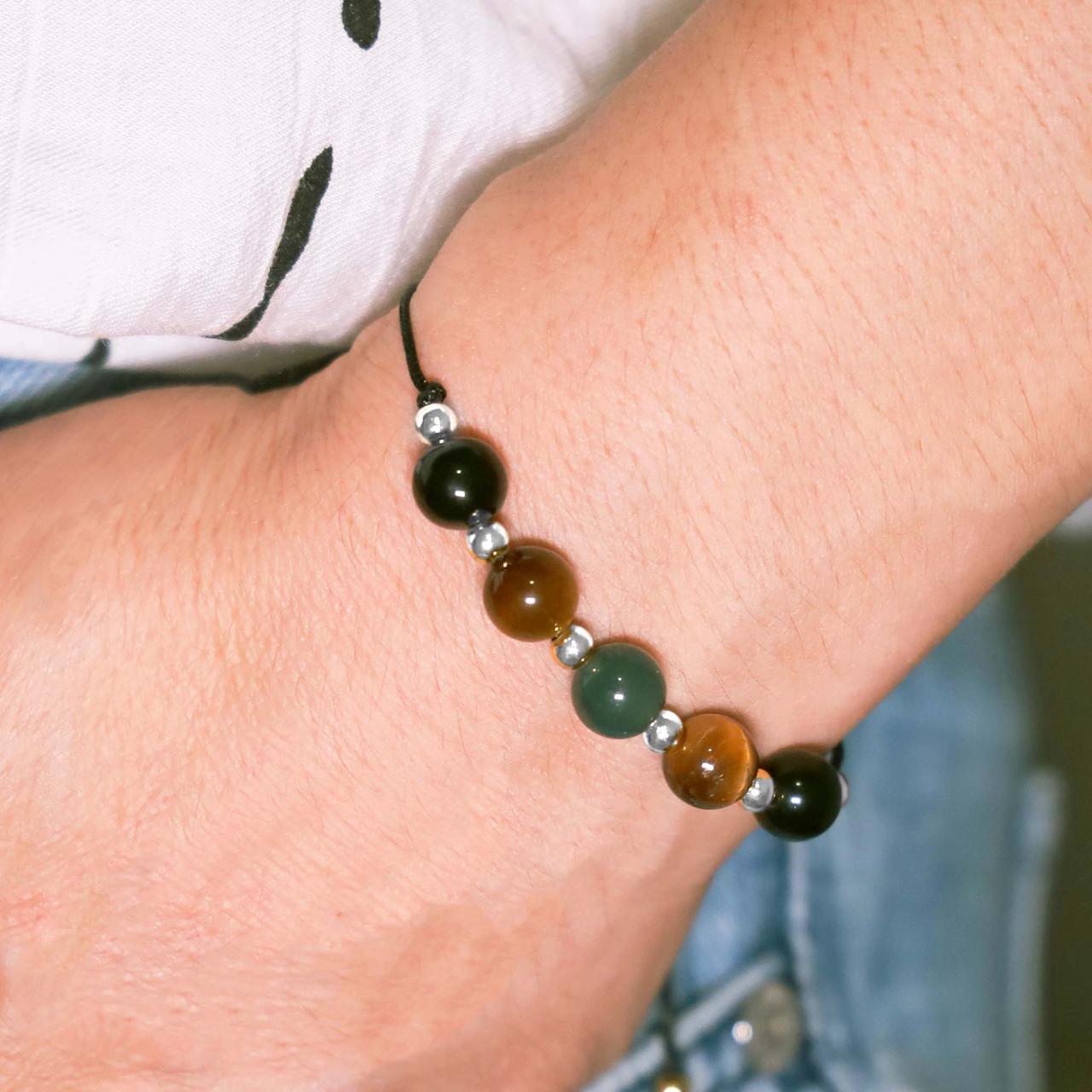Girl Gang Courage and Strength Crystal Silver Bracelet