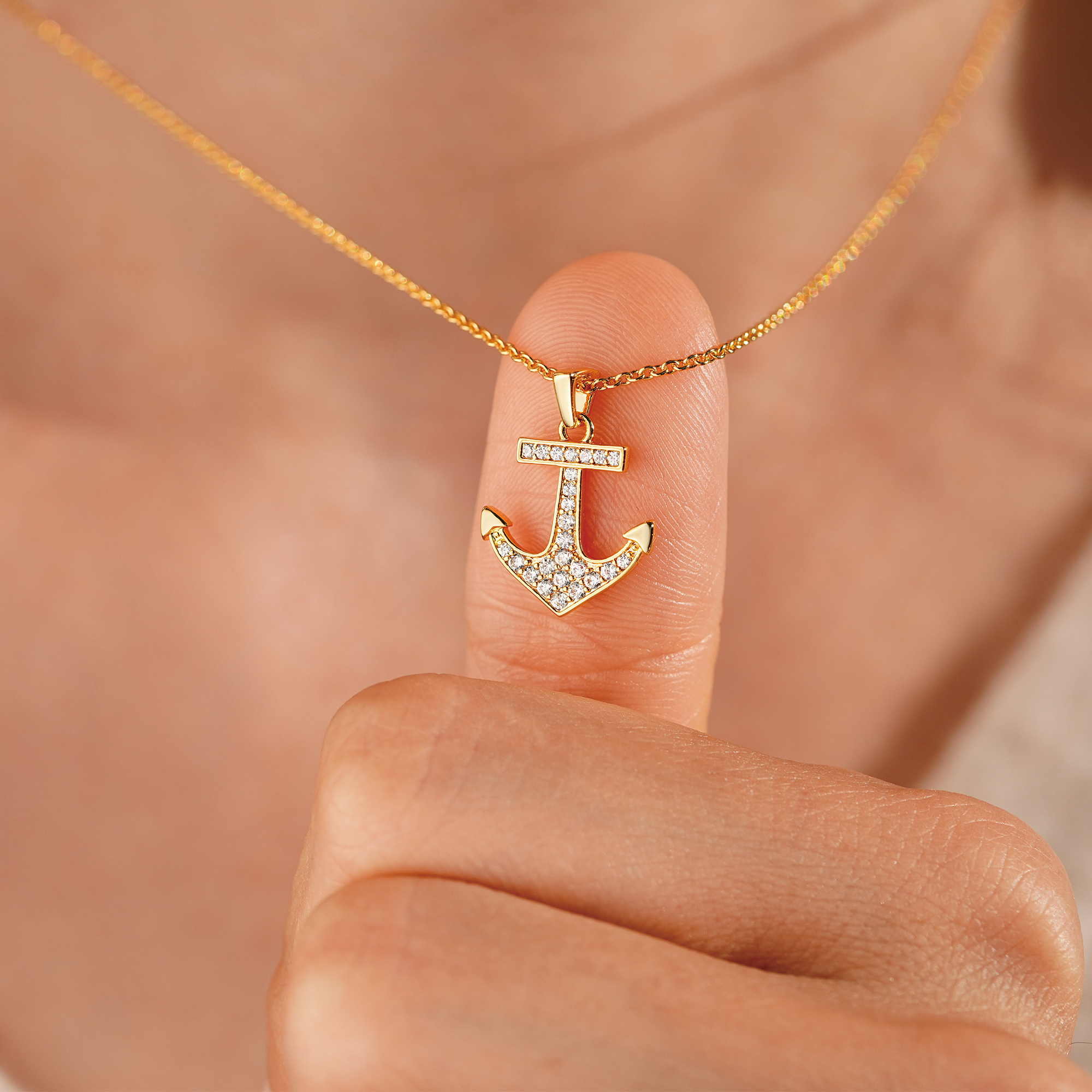 My Lifelong Friend Anchor Necklace