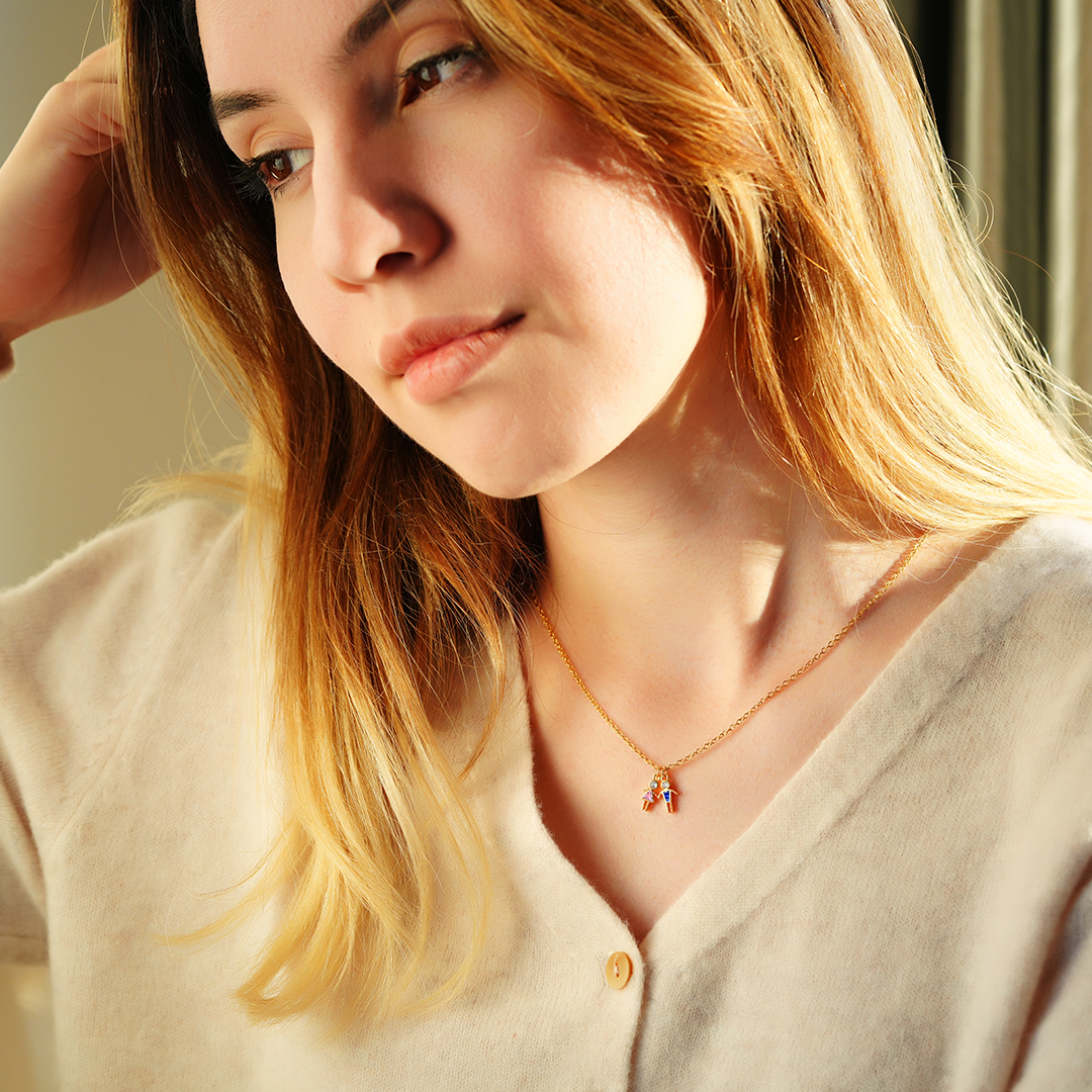 Mama's Minis Birthstone Necklace