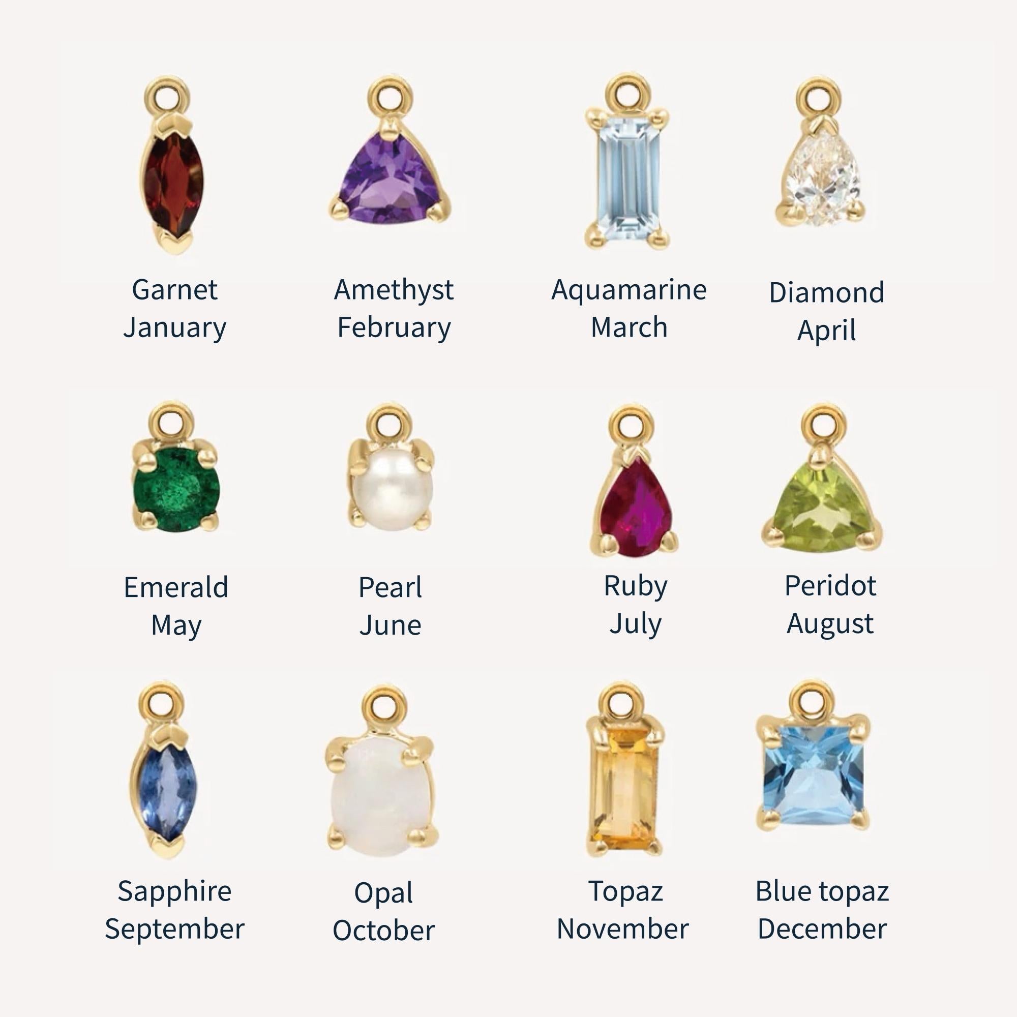Personalized Birthstone Necklace
