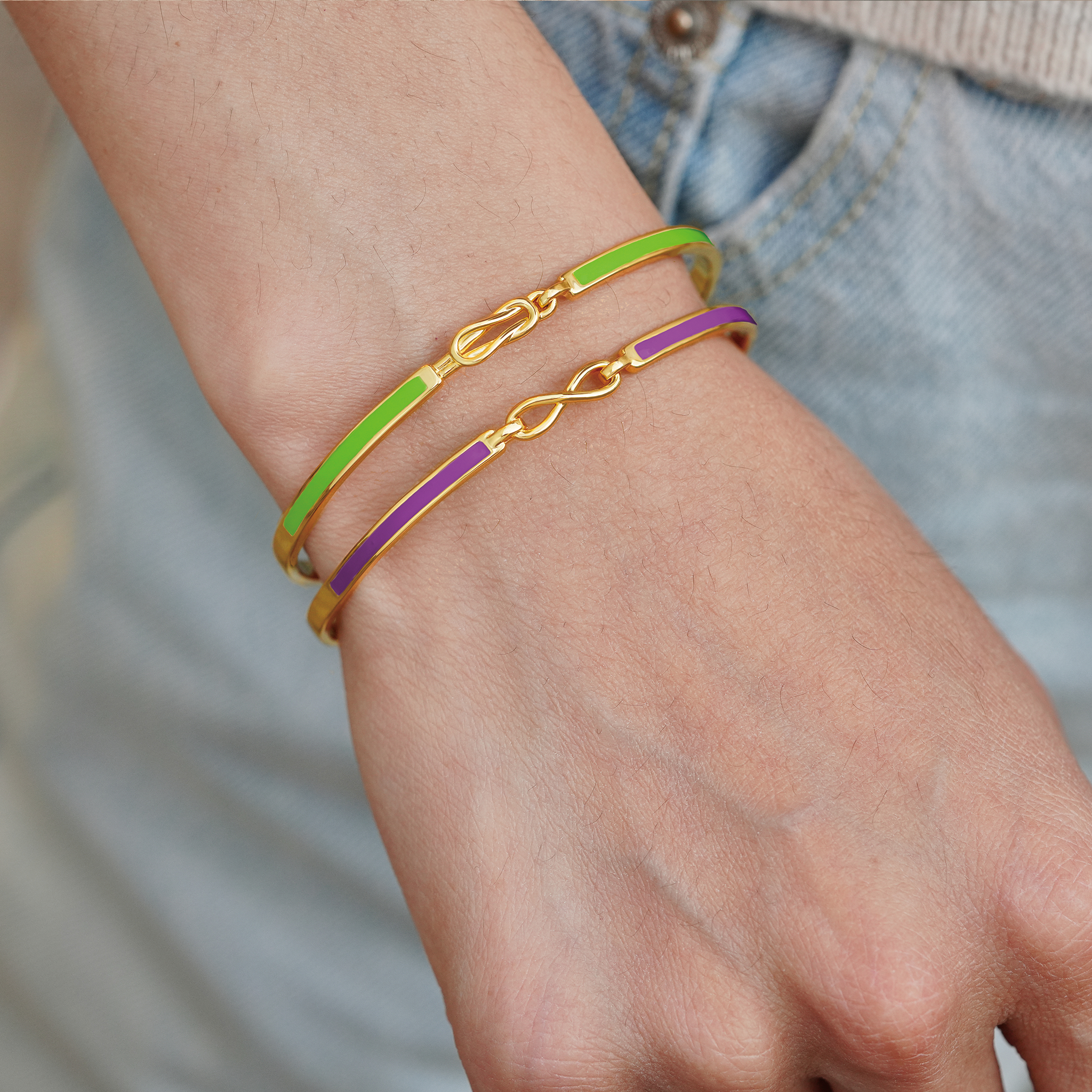 Best Mom Ever Infinity Enamel Bracelet