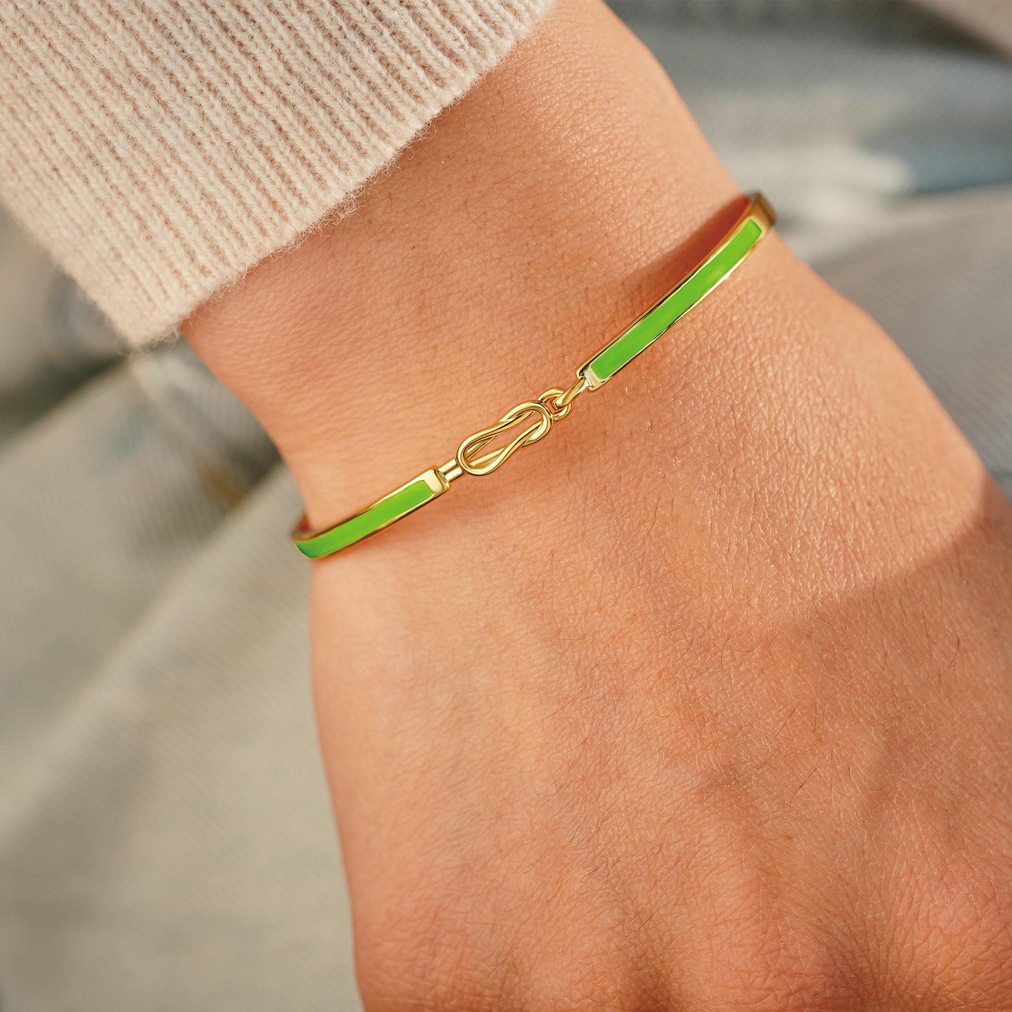 I'll Always Be There For You Infinity Enamel Bracelet