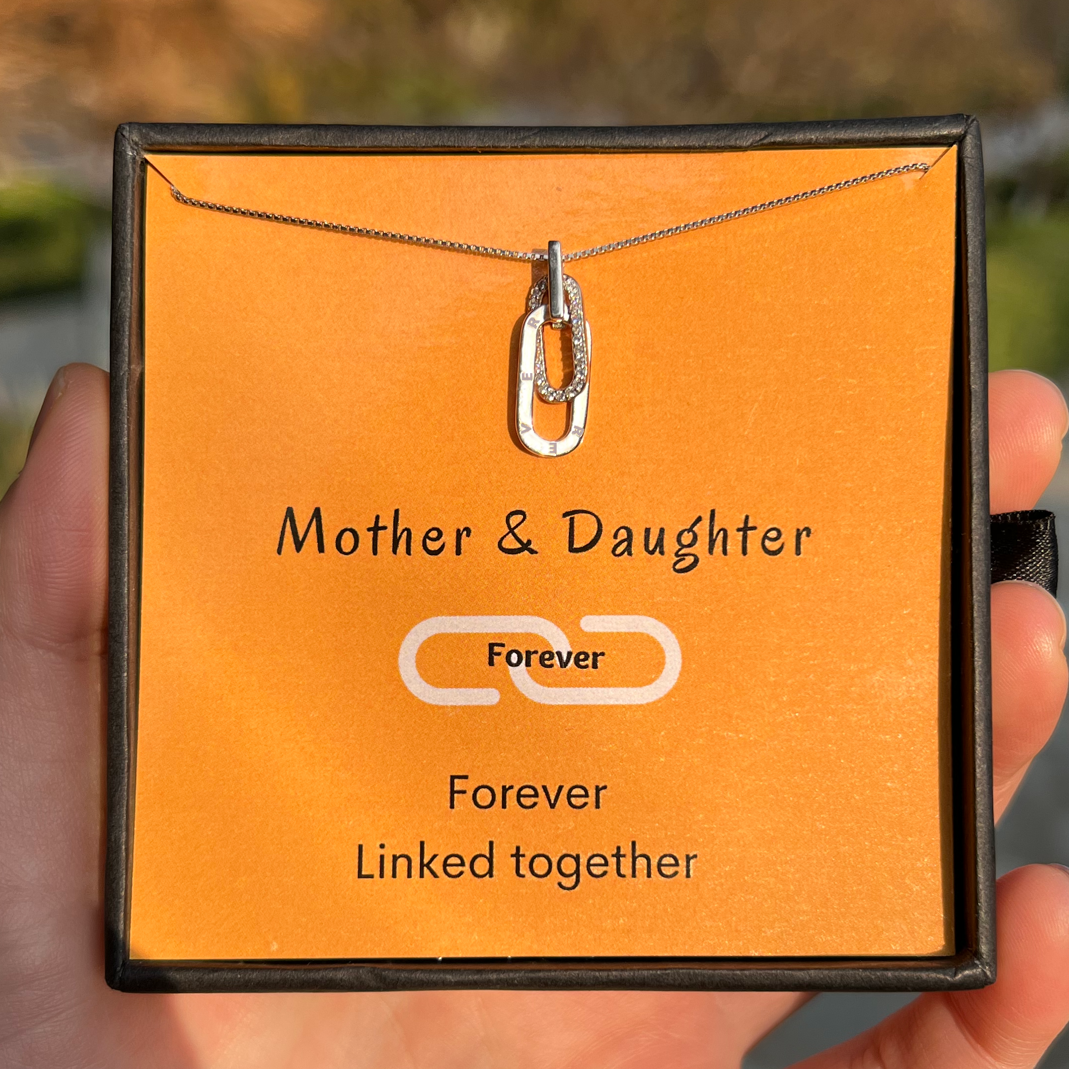 Mother & Daughter Forever Linked Together Beauty Necklace