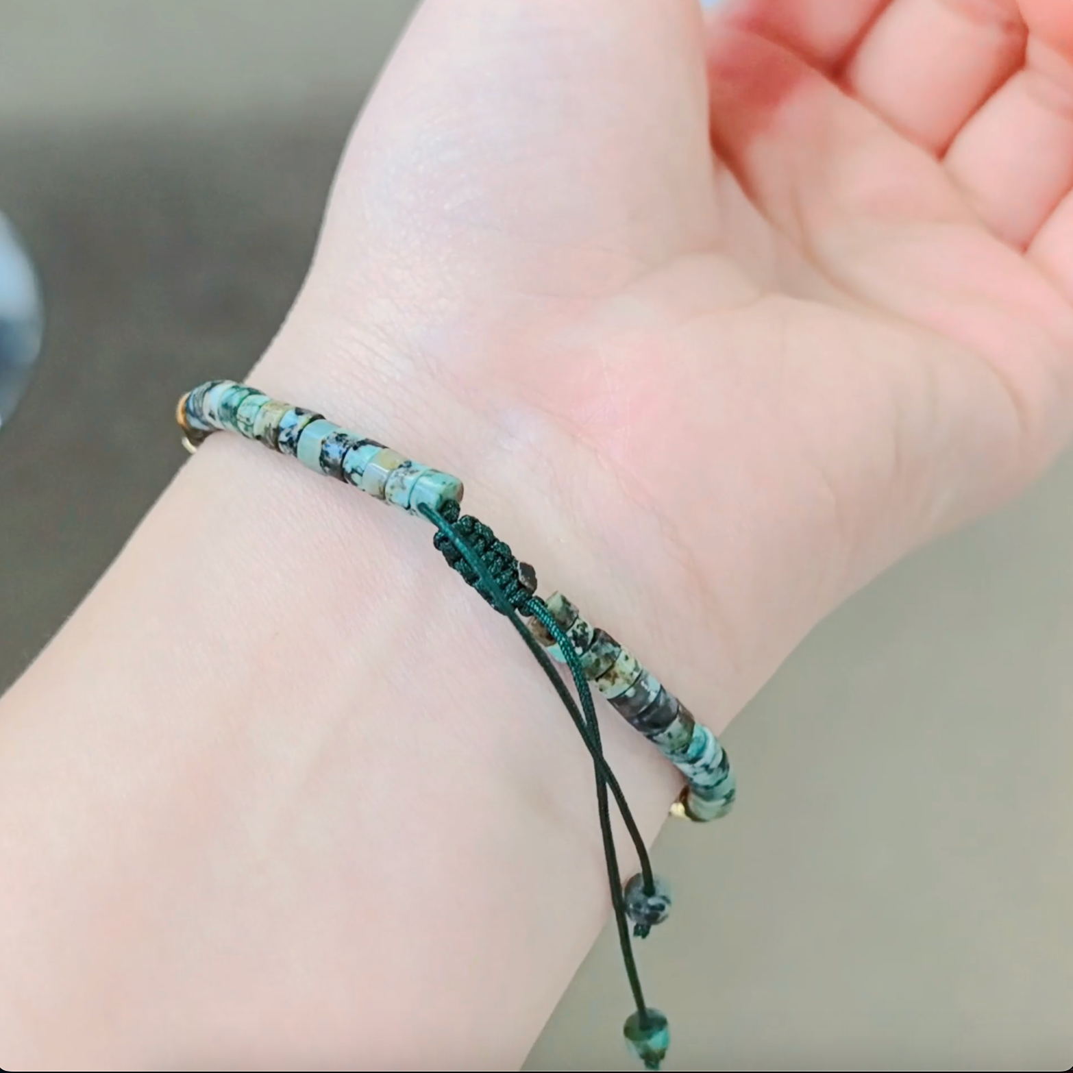 Warrior Morse Code Bracelet